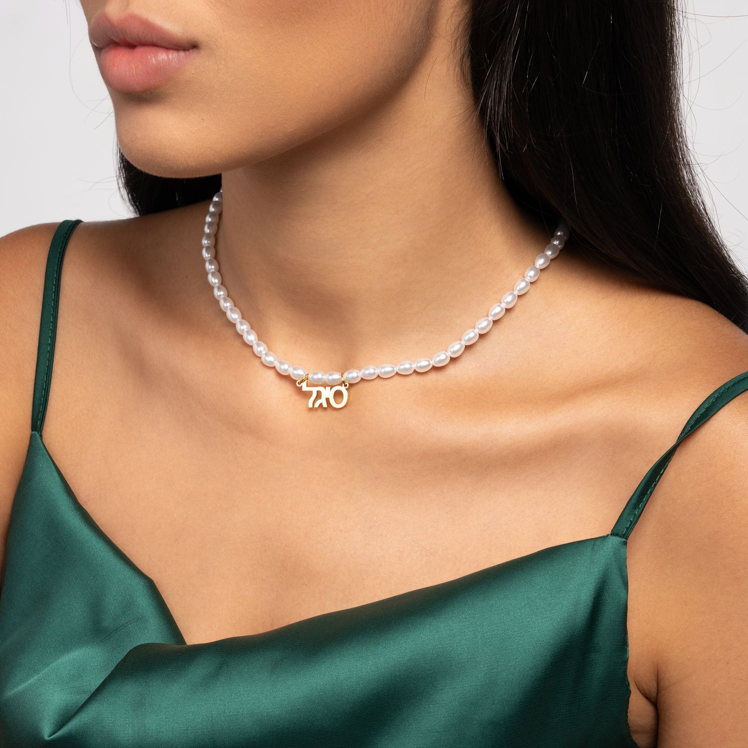 Collier Prénom Perles En Hébreu