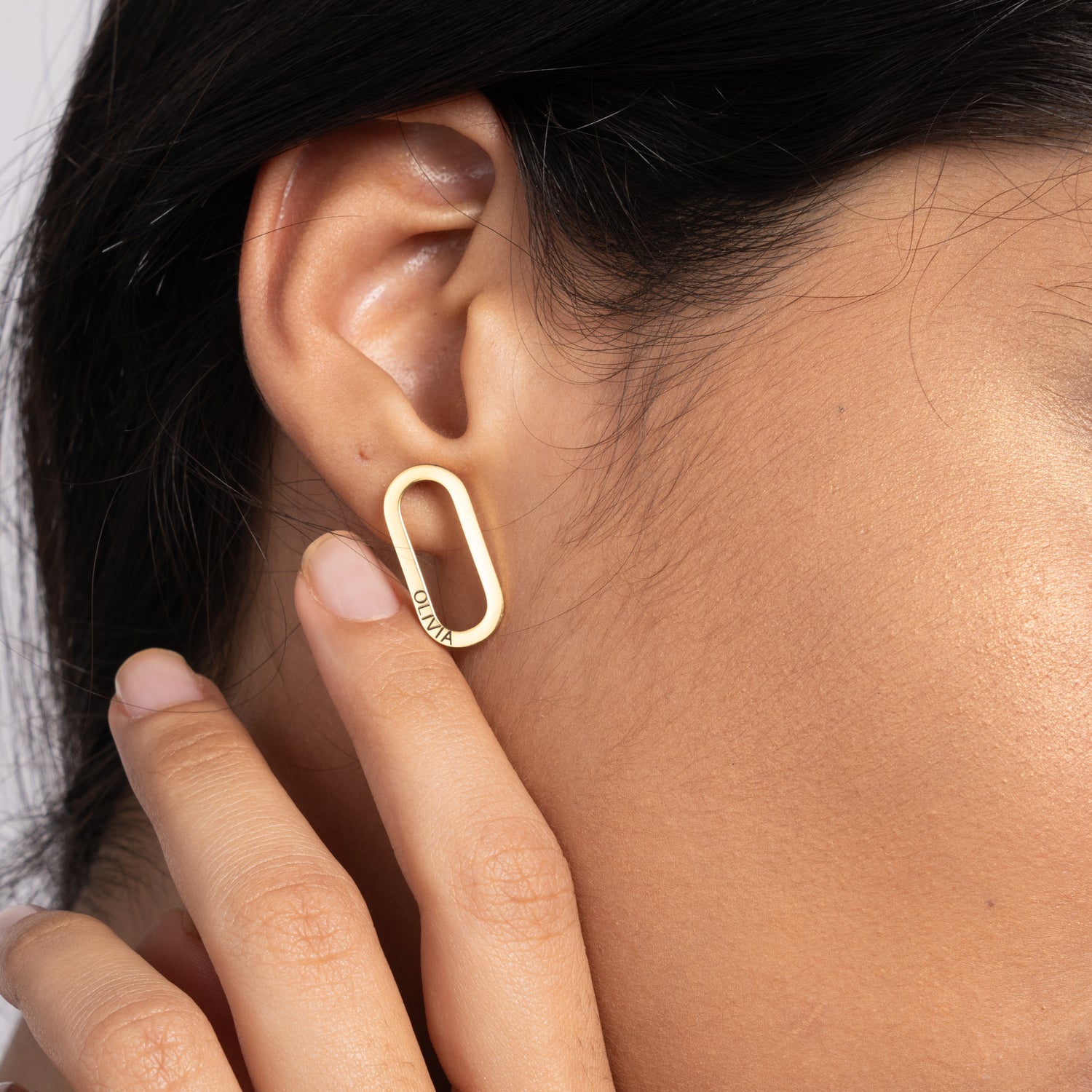 Boucles d'oreilles Cerclées Personnalisables