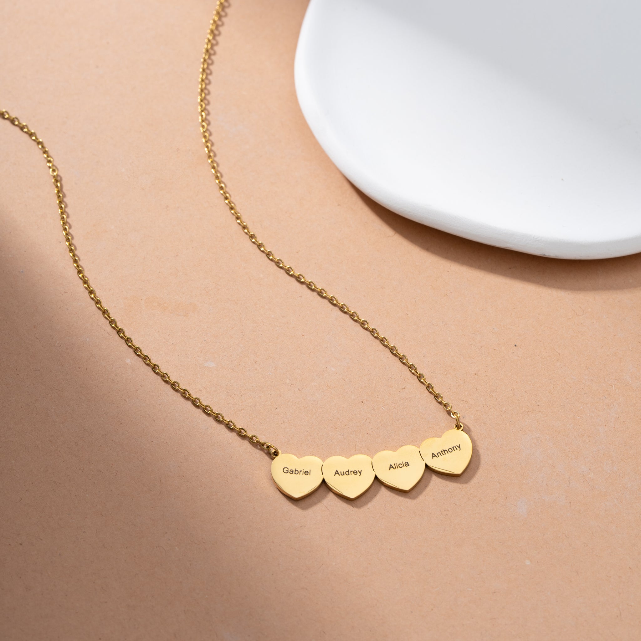 Collier en argent rhodié chaîne avec pendentif coeur rose 38+3cm