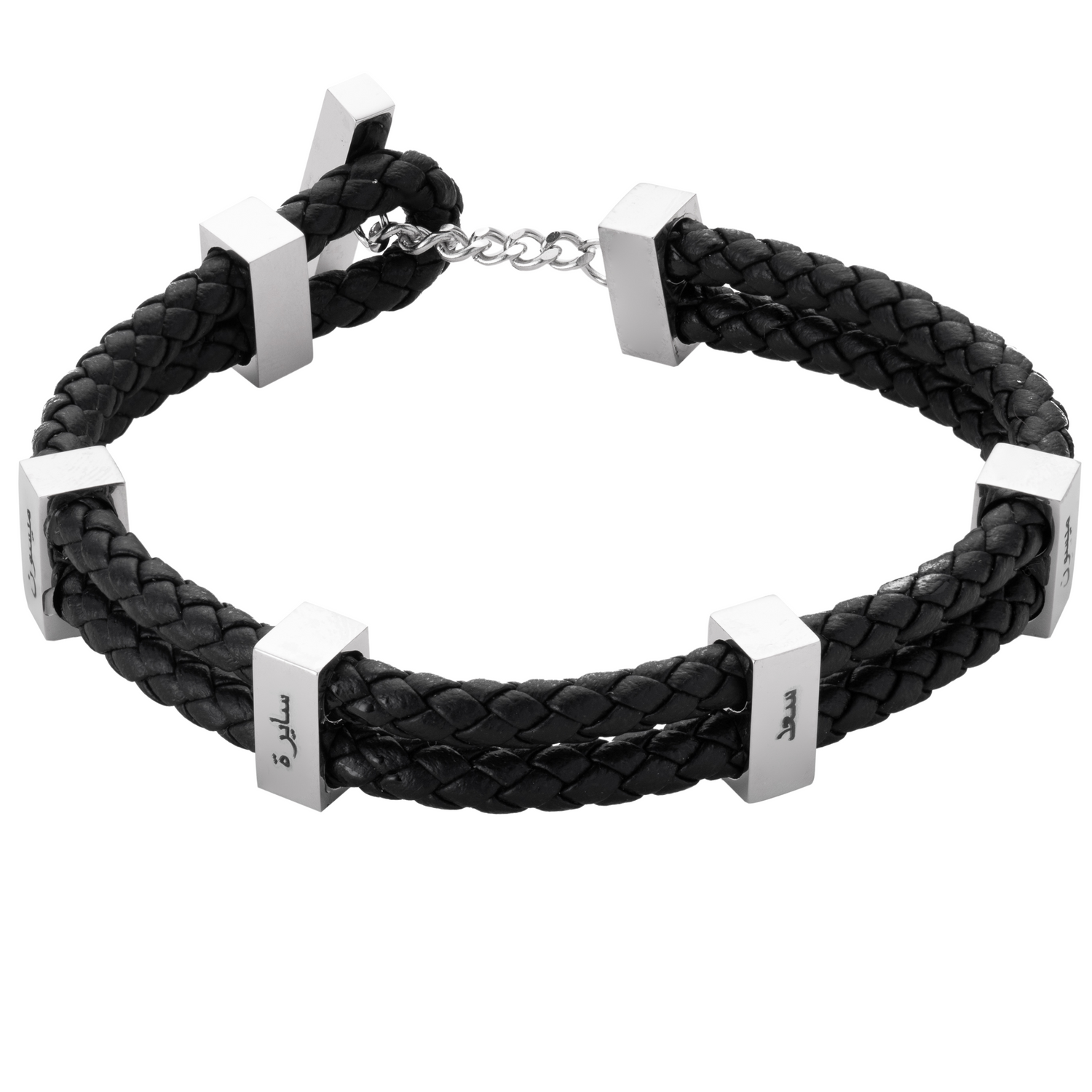 Bracelet Tressé Personnalisé Pour Homme En Arabe