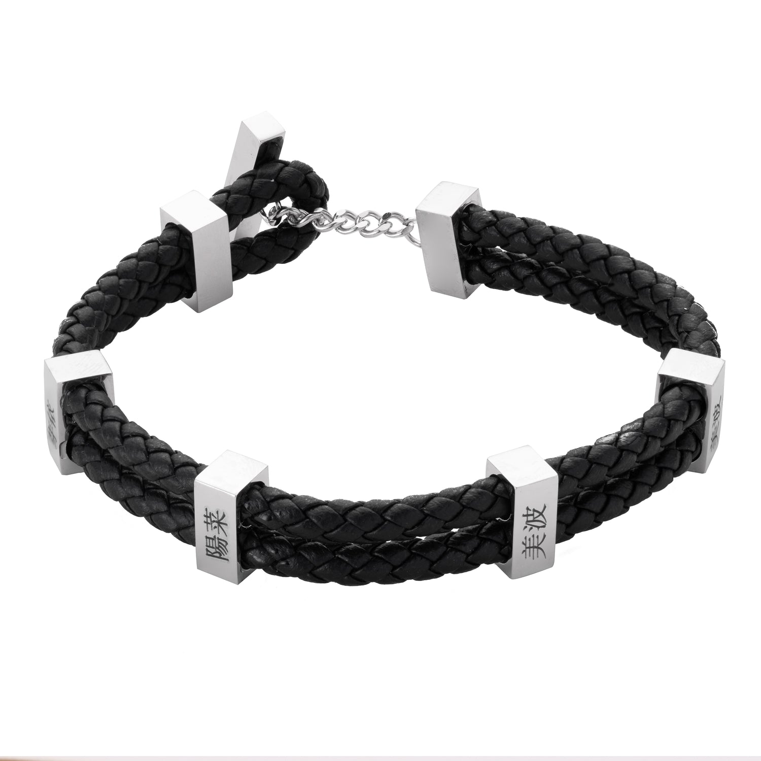 Bracelet Tressé Personnalisé Pour Homme En Japonais