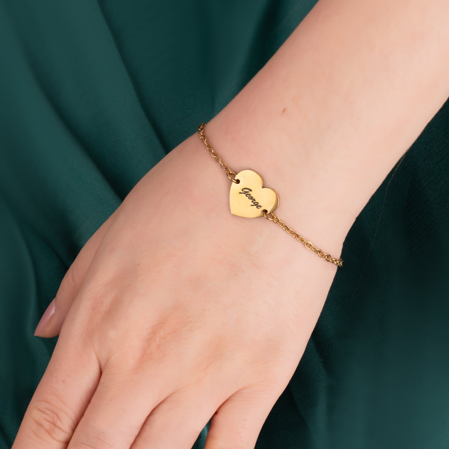Bracelet Coeur Personnalisée Couple