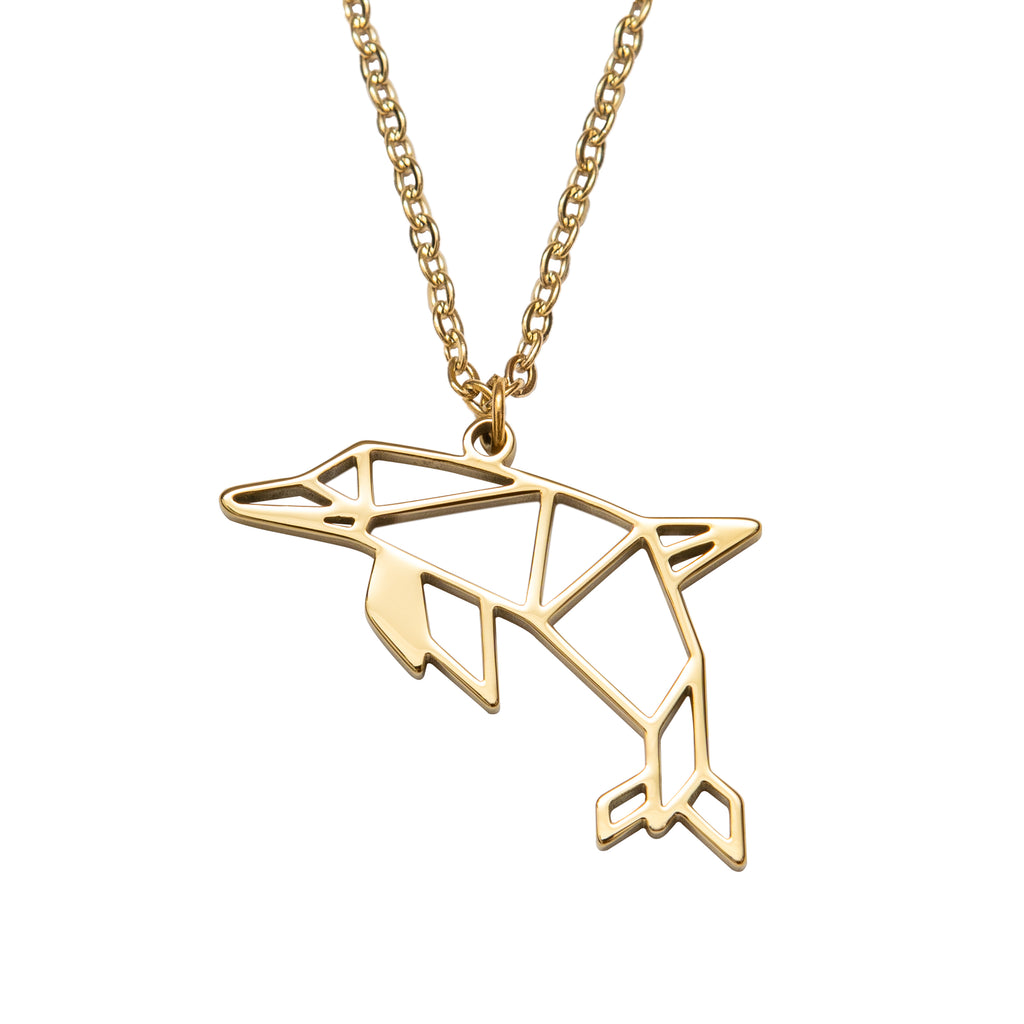Collier Origami Dauphin