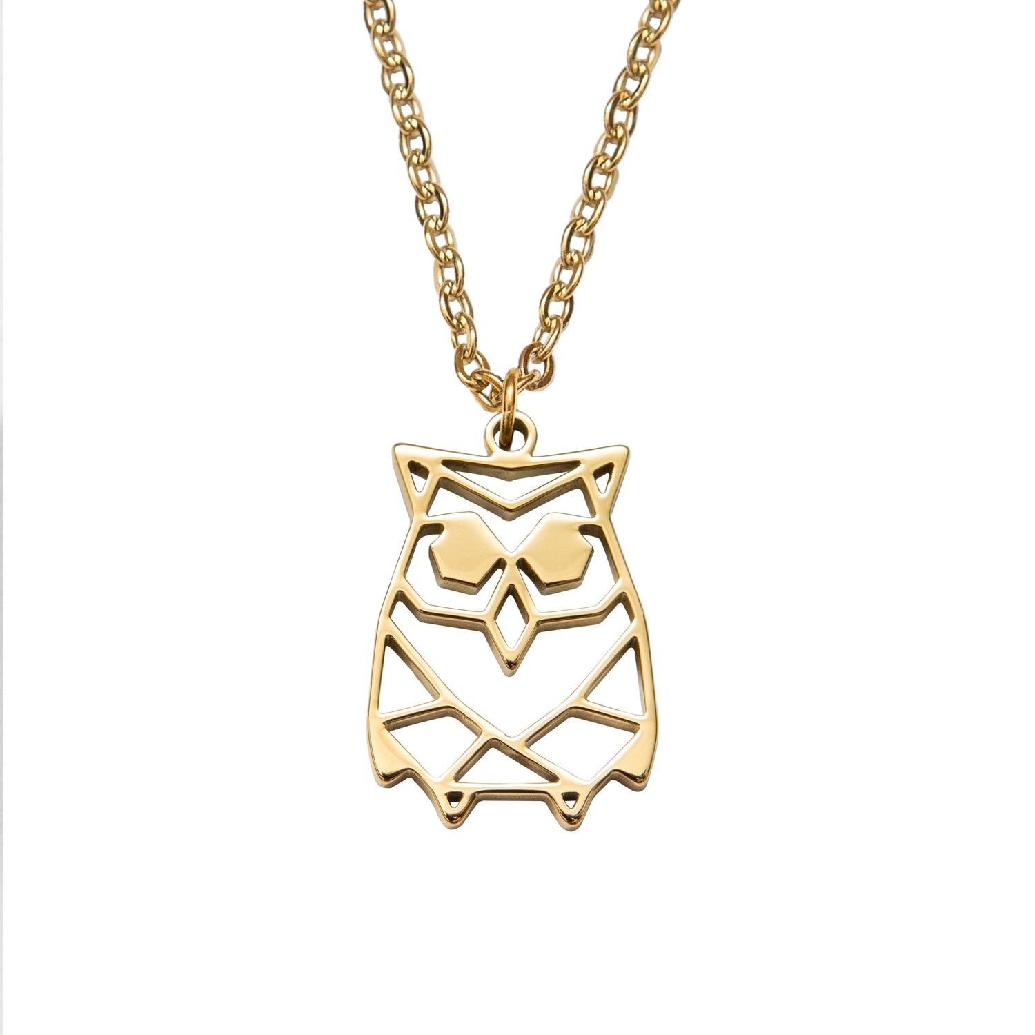 Collier Origami Hibou