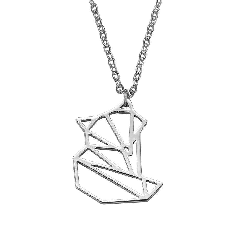 Collier Origami Renard