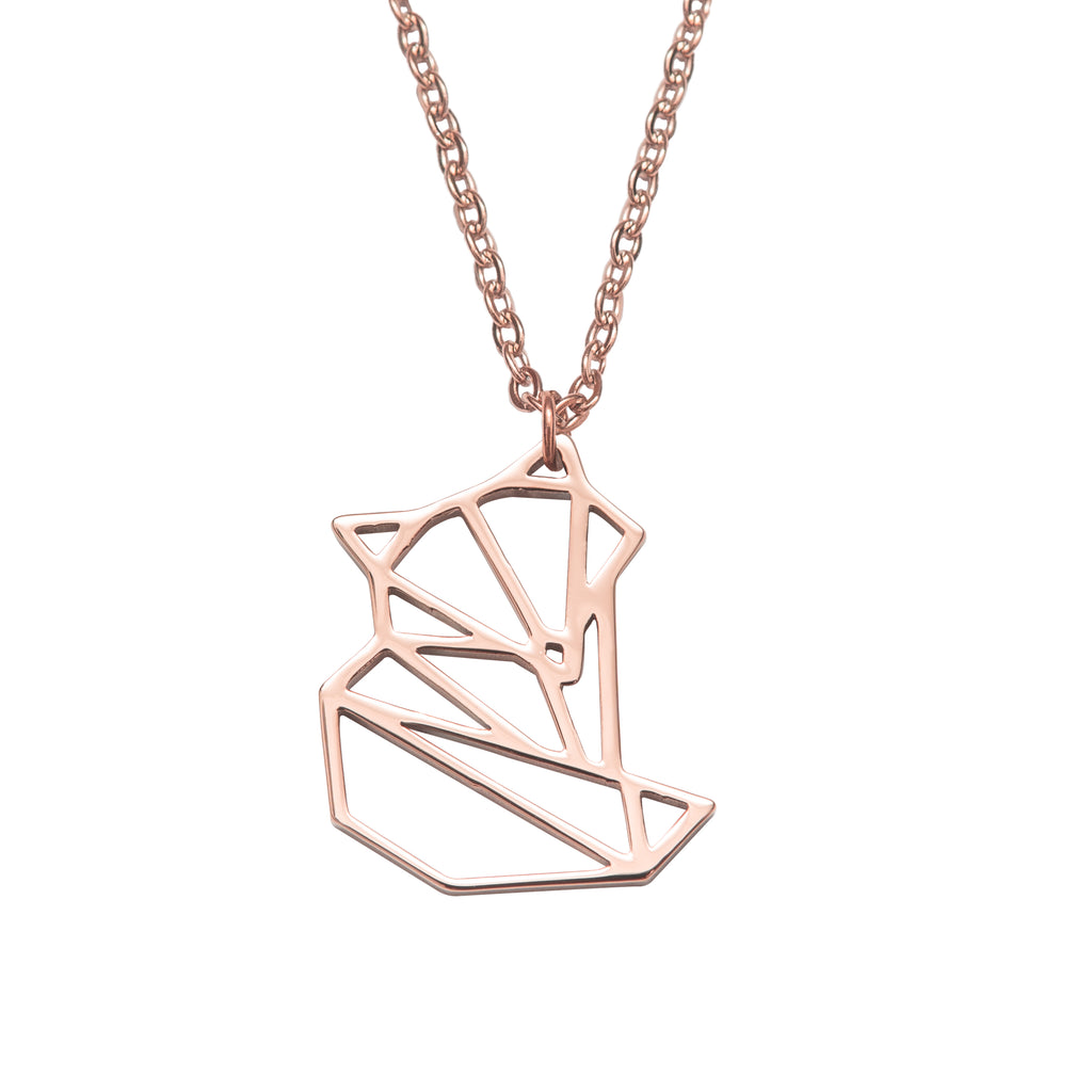 Collier Origami Renard