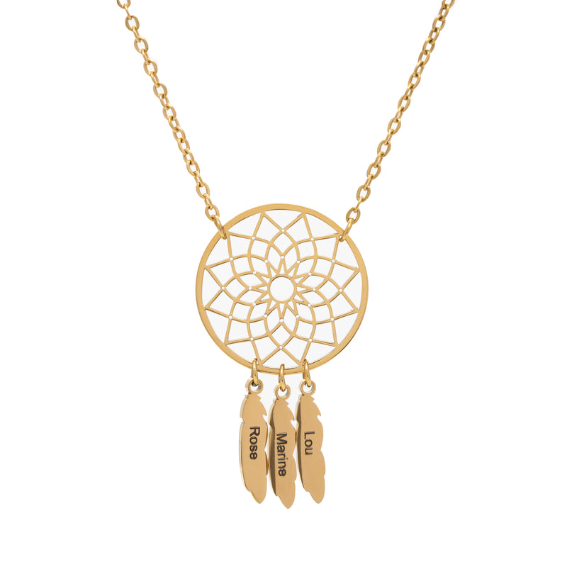 Collier Prénom Dreamcatcher