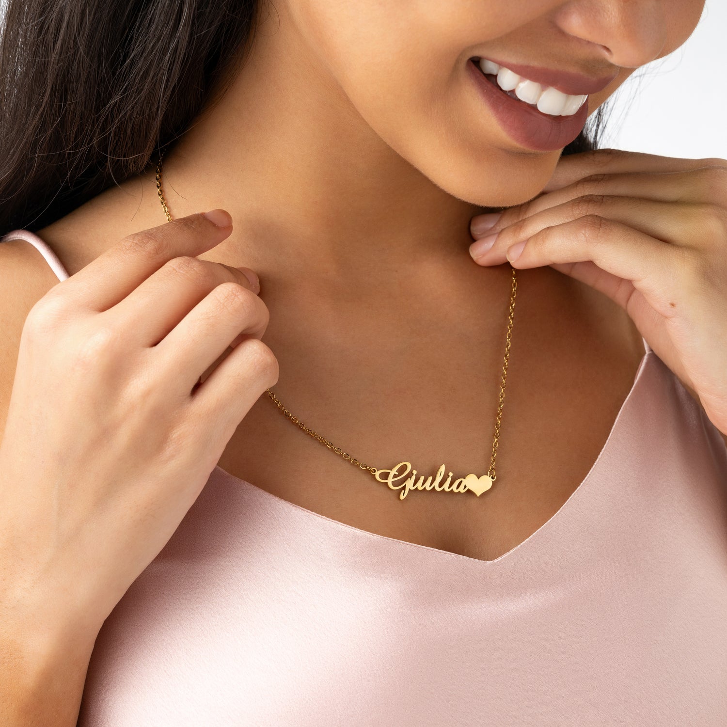 Collier Prénom Personnalisé avec Charm