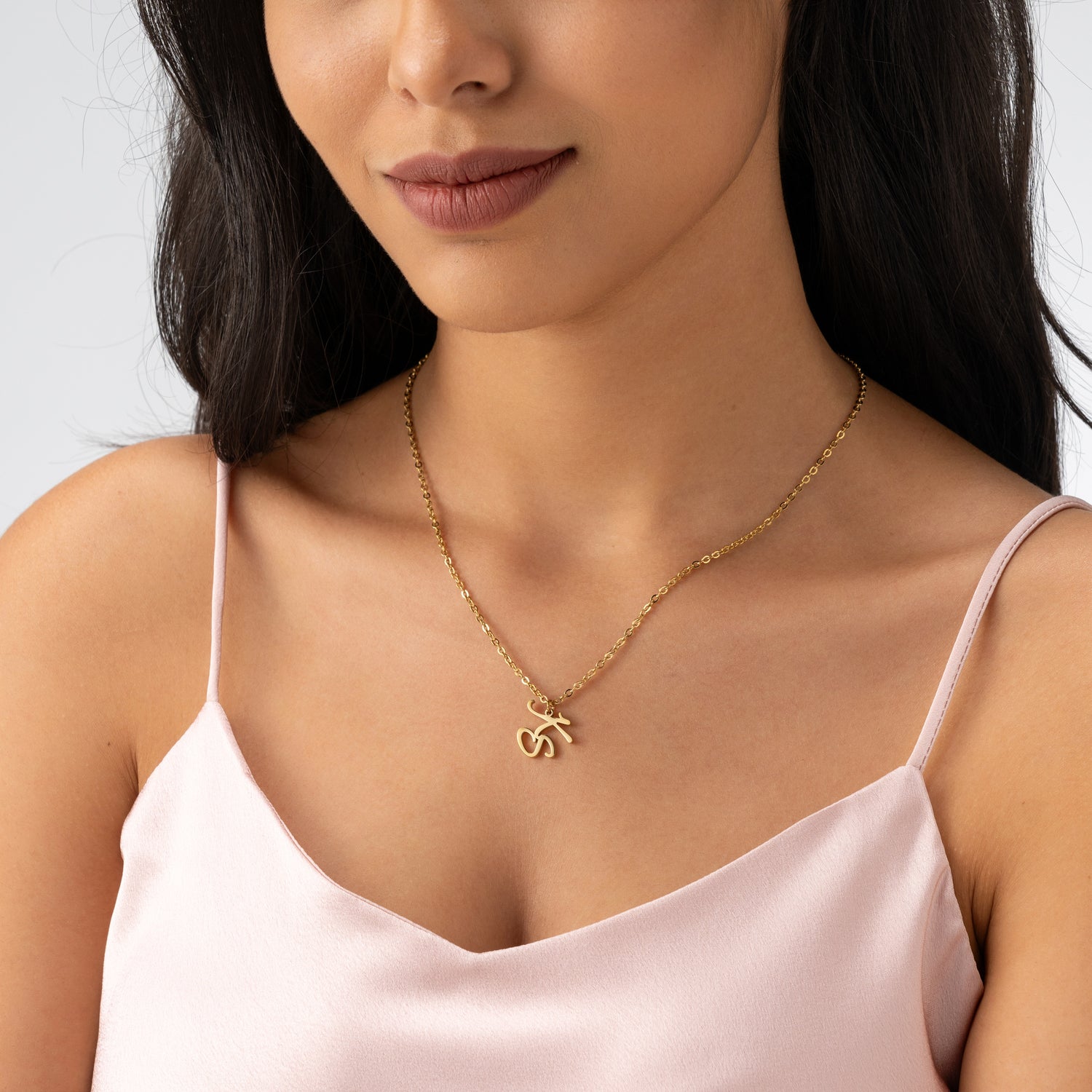 Collier Personnalisé avec Deux Initiales
