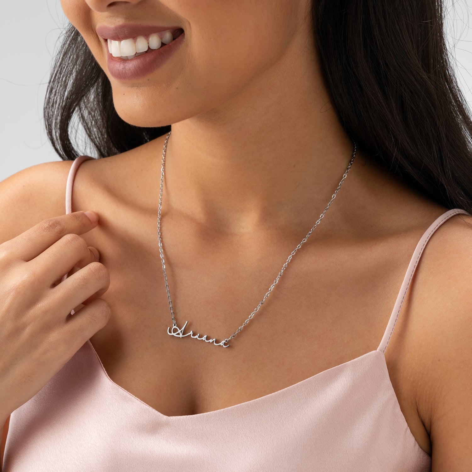 Collier Signature Horizontal Personnalisé