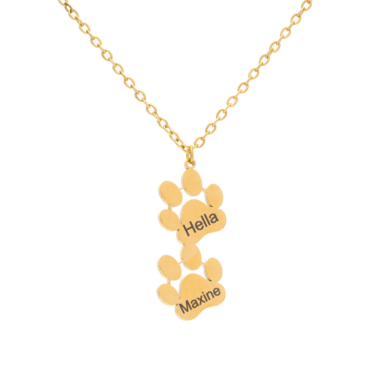 Collier Pattes Chien Chat