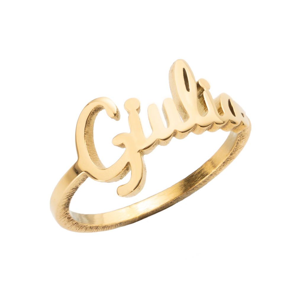 Bague Prénom Cursif Personnalisée