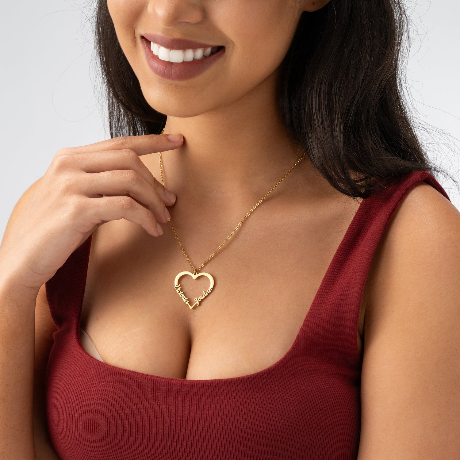 Collier Amour (Coeur) à personnaliser