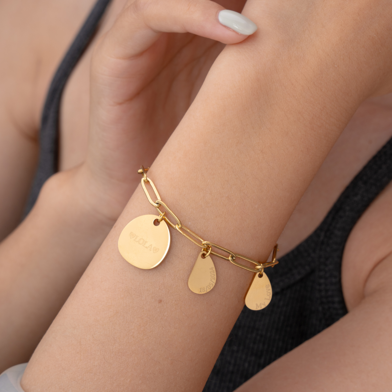 Bracelet Pendentifs Coudrier Personnalisé