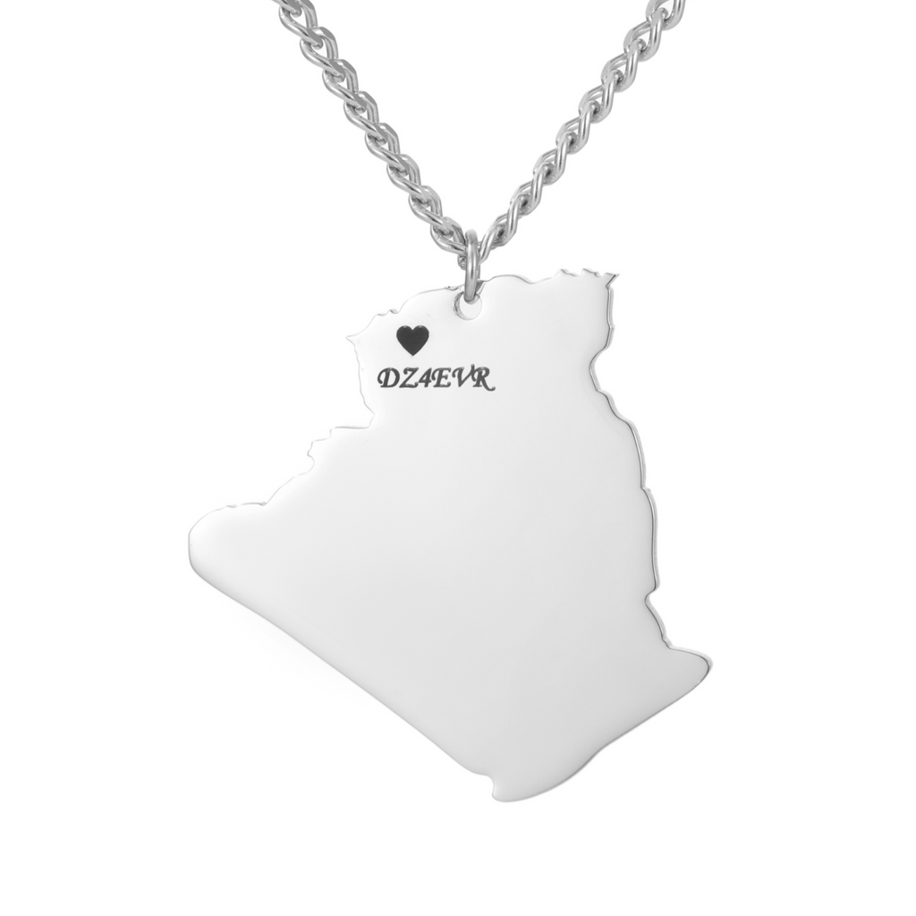 Pendentif Carte Personnalisé – Pays, Ville, Île ou Continent