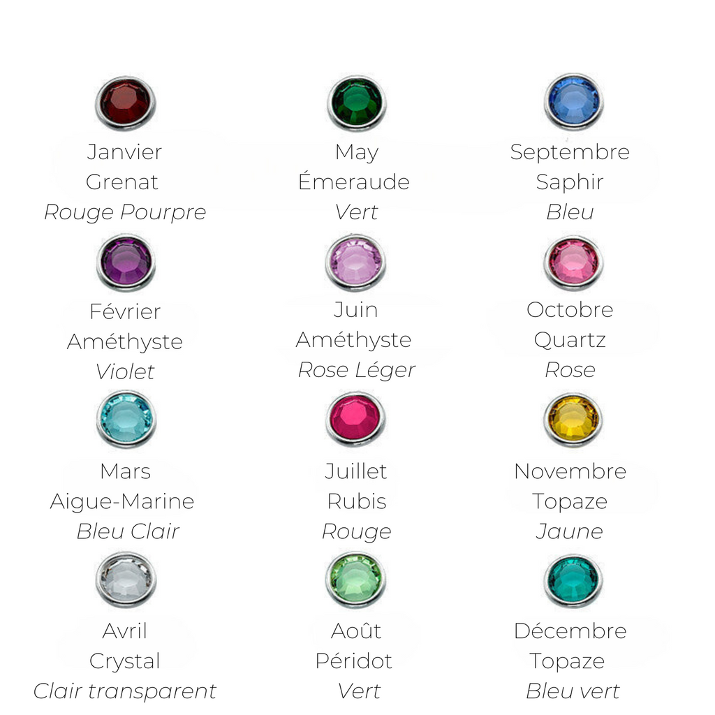 Boucles d'oreilles Pendantes Texte Personnalisé