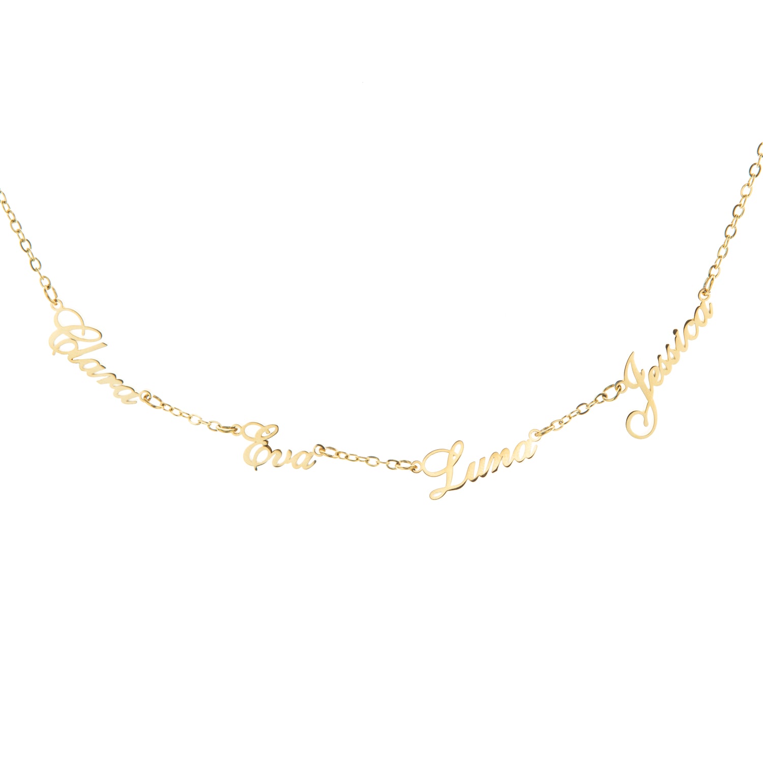 Collier Personnalisé Plusieurs Prénoms