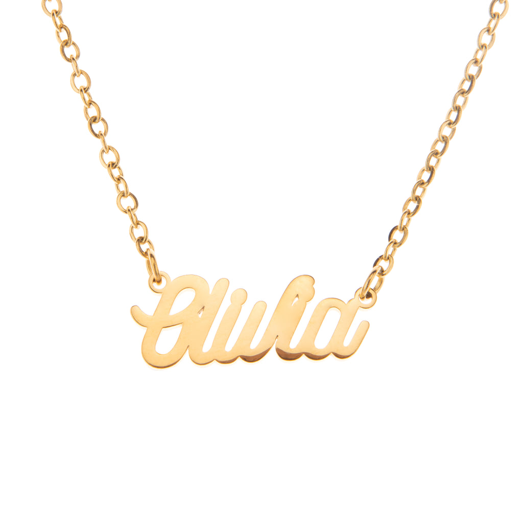 Collier Personnalisé Prénom Chaîne Fine