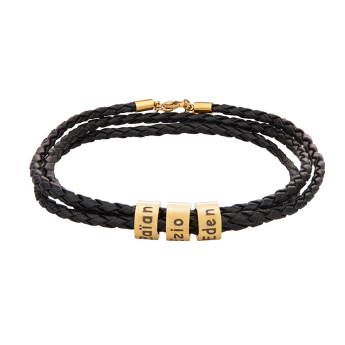 Bracelet Homme en Simili-Cuir Personnalisable