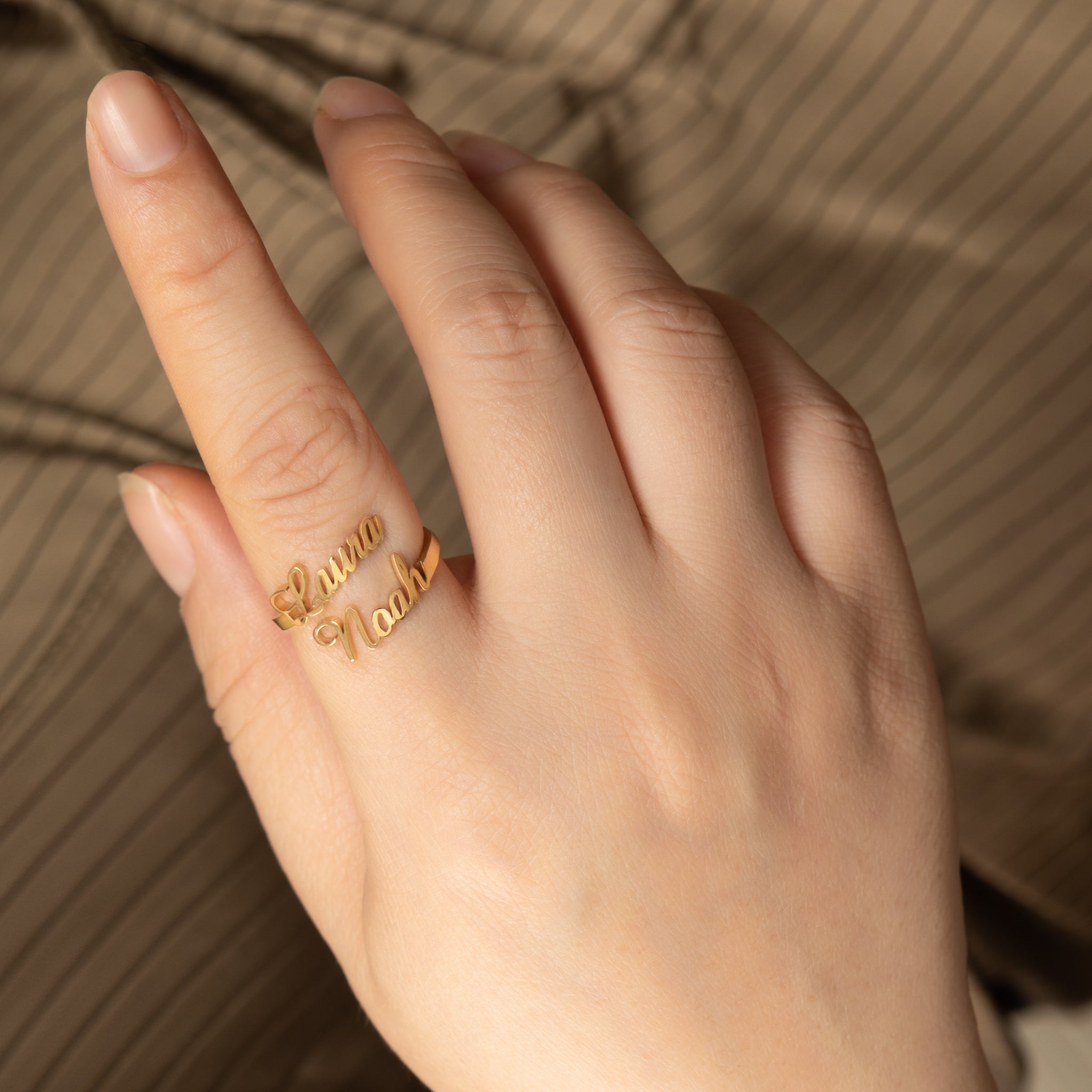 Bague Personnalisée Prénom Bague Avec Prenom Enfant Bague Deux