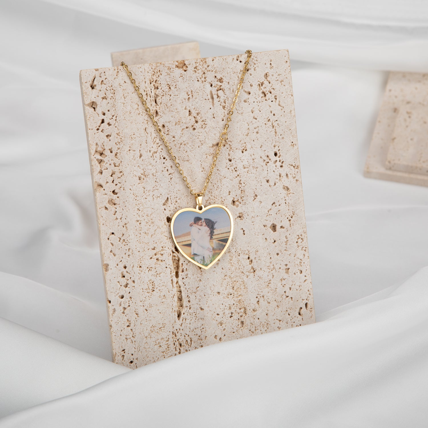 Pendentif Coeur & Photo Personnalisé