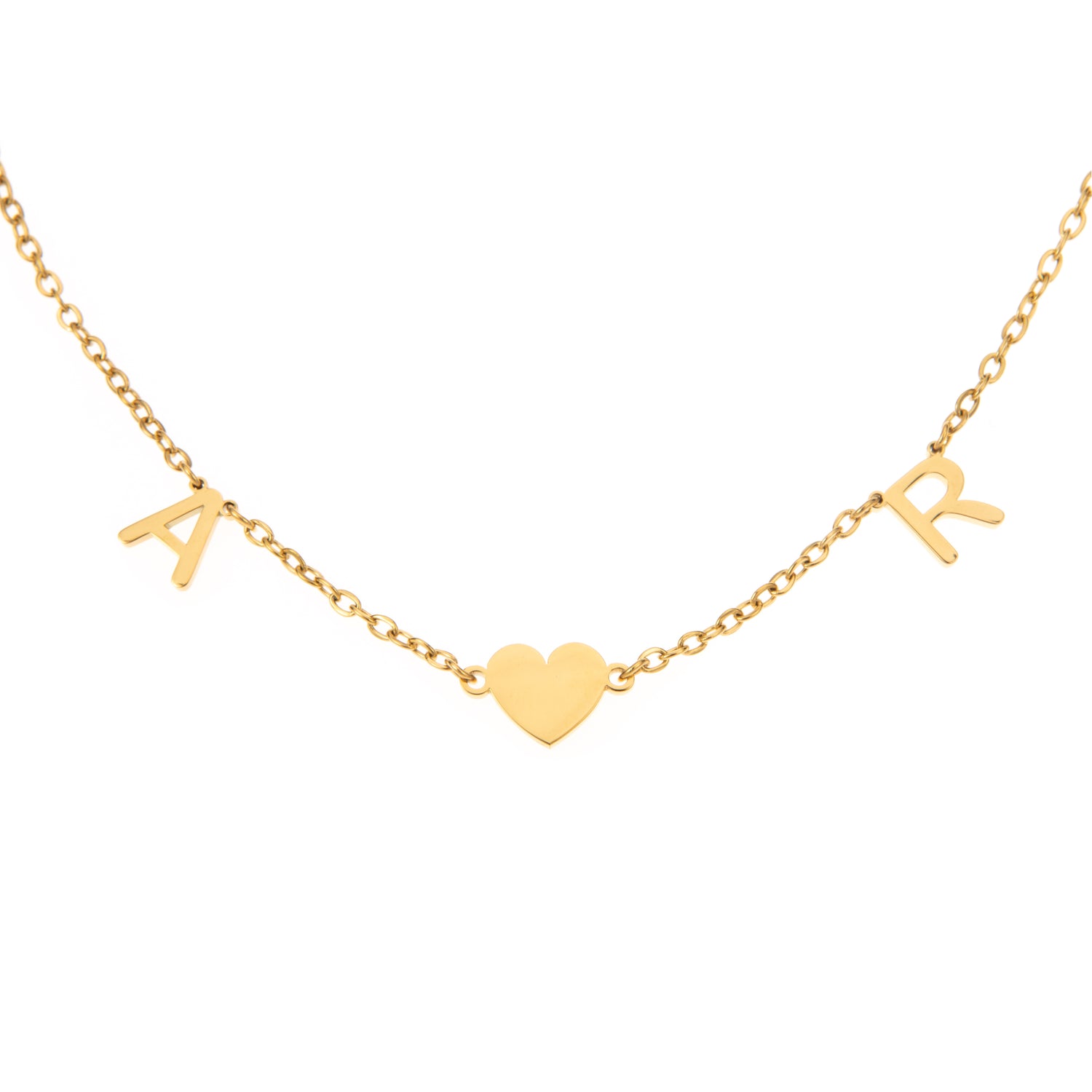 Collier Initiales Amour