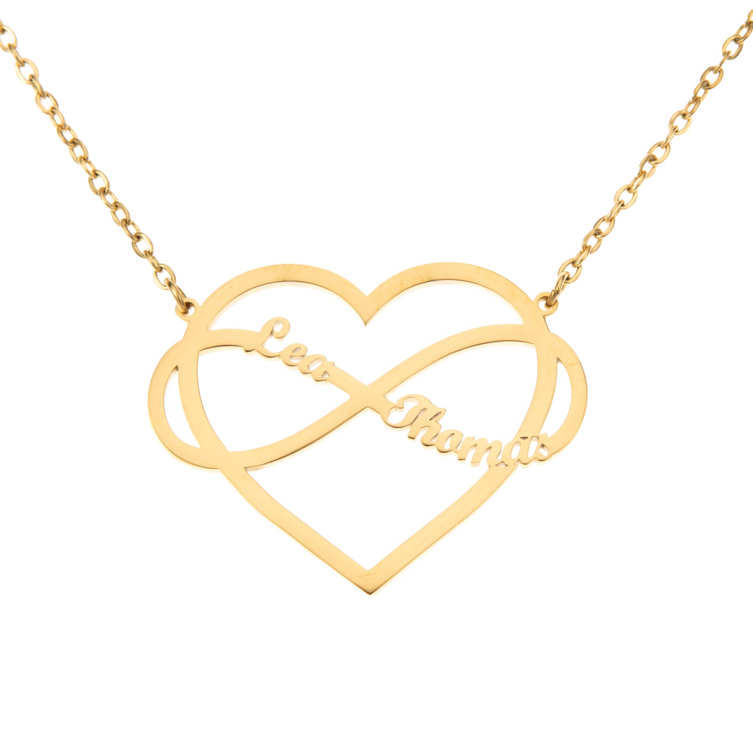 Collier Coeur & Infini Personnalisé