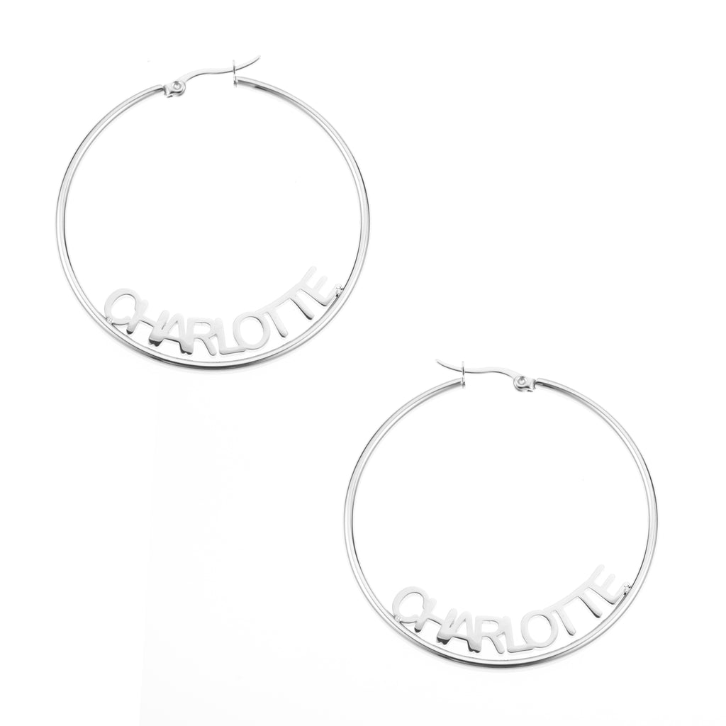 Boucles d'oreilles Créoles Fermées Personnalisables