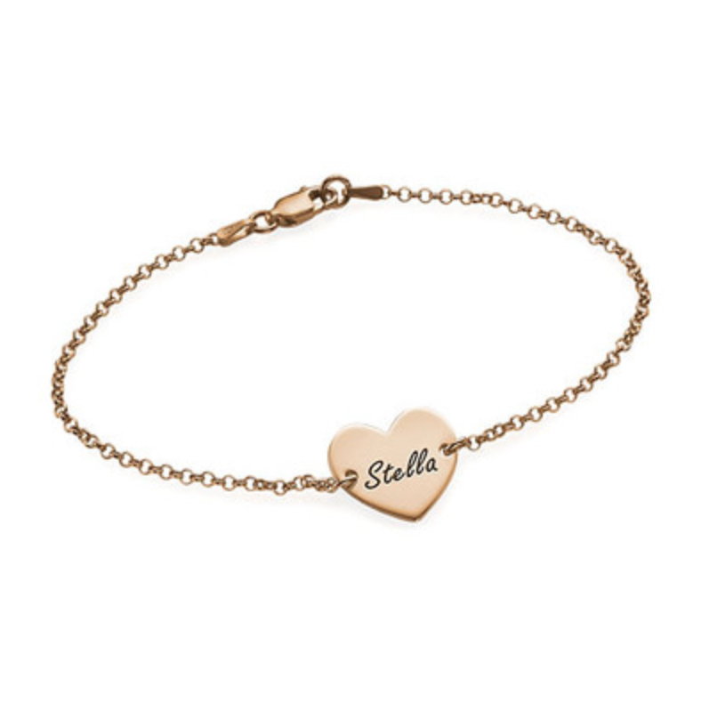 Bracelet Coeur Personnalisée Couple