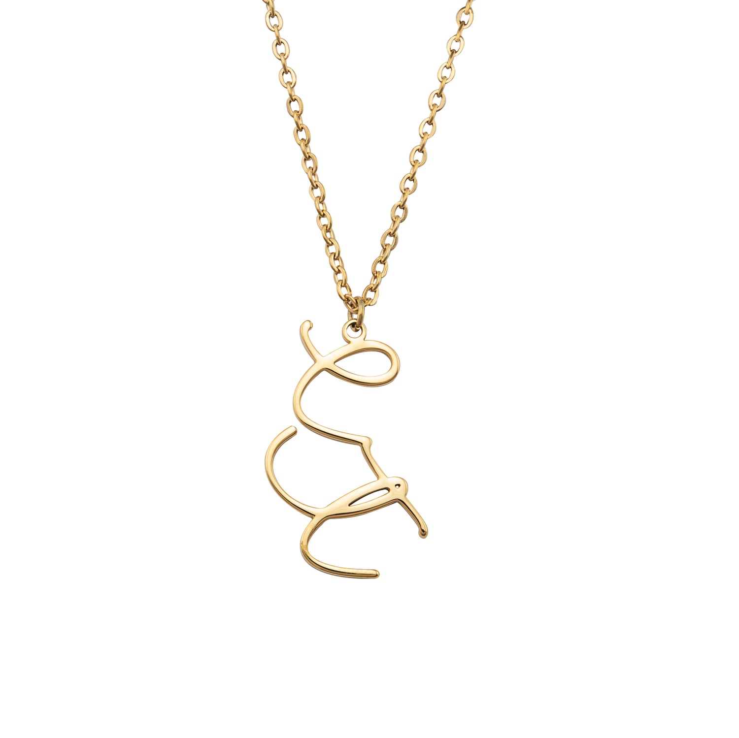 Collier Personnalisé avec Deux Initiales