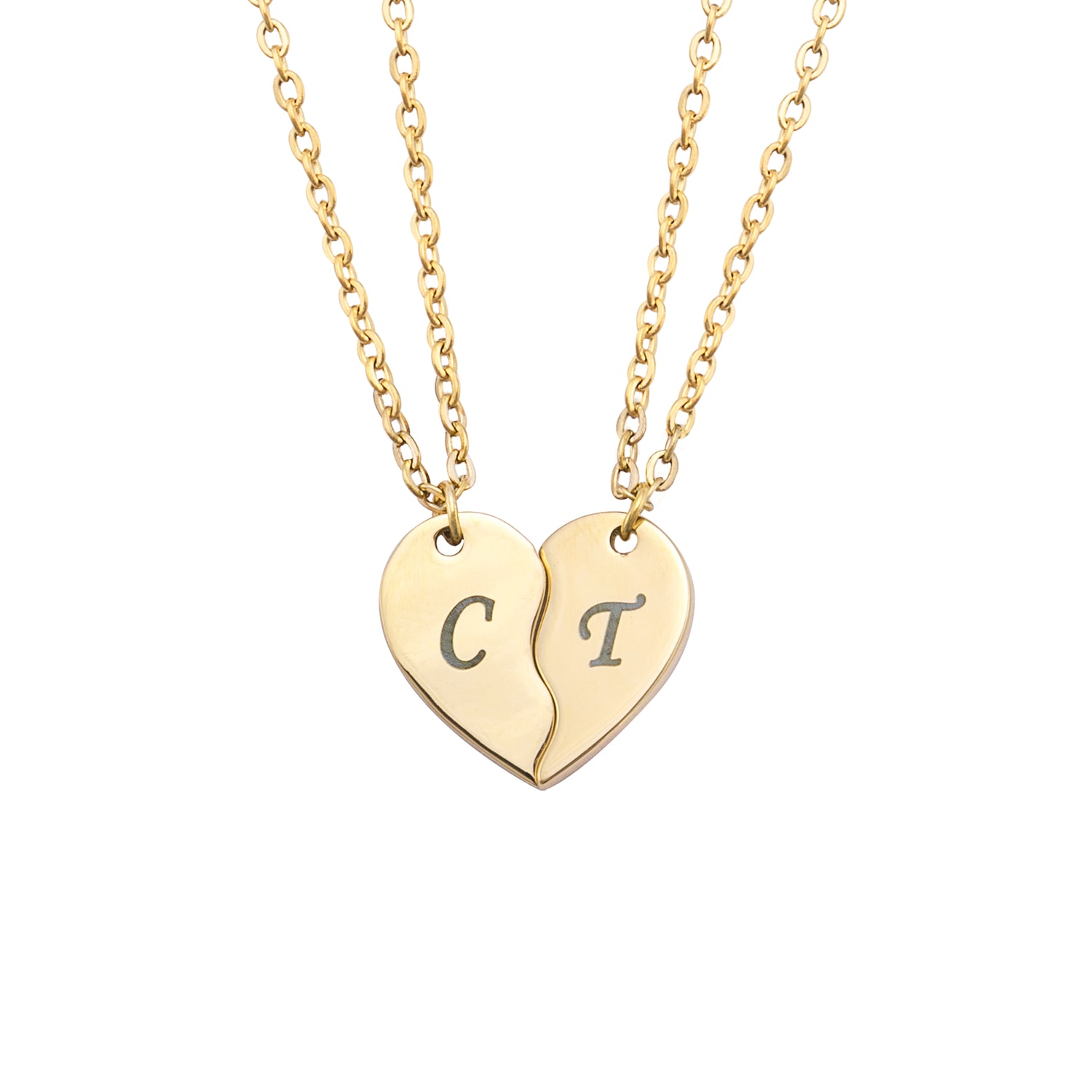 Pendentif Coeur Séparable Personnalisé
