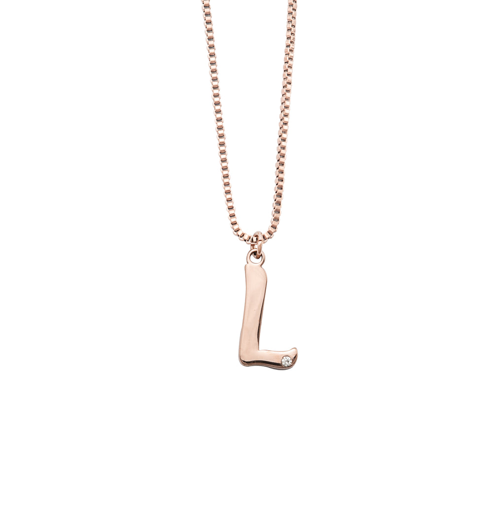 Collier Initiale Personnalisable avec Diamant