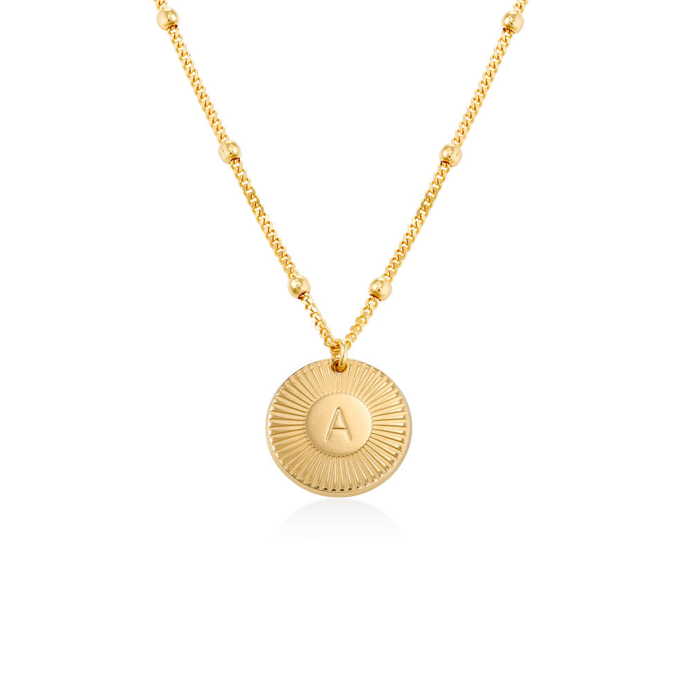 Collier Médaille Initiale Sunshine